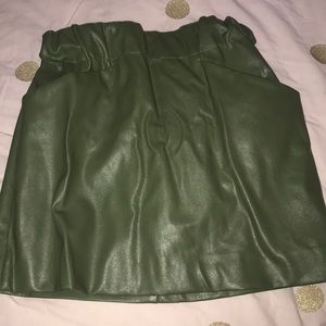 REVOLVE LEATHER SKIRT